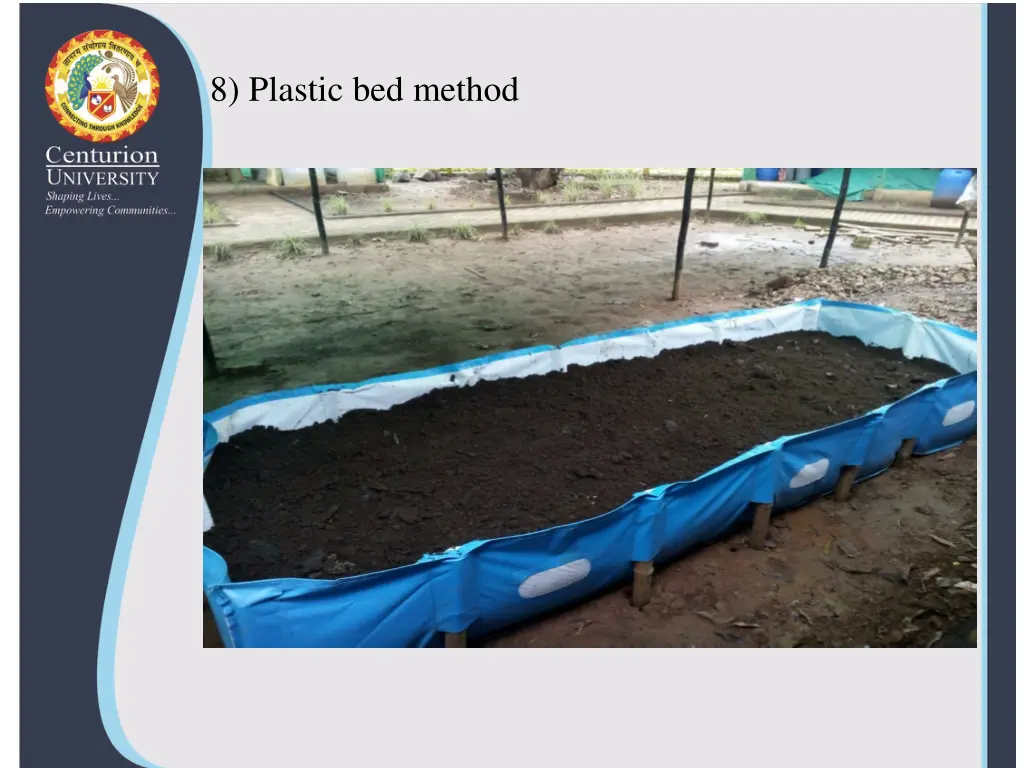 8 plastic bed method