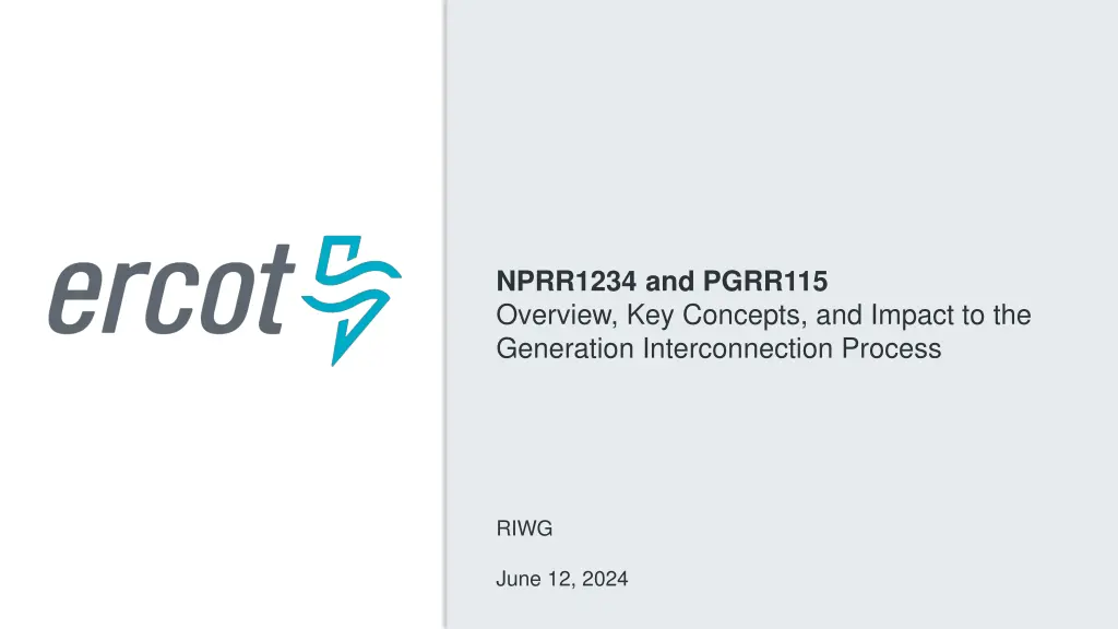 nprr1234 and pgrr115 overview key concepts