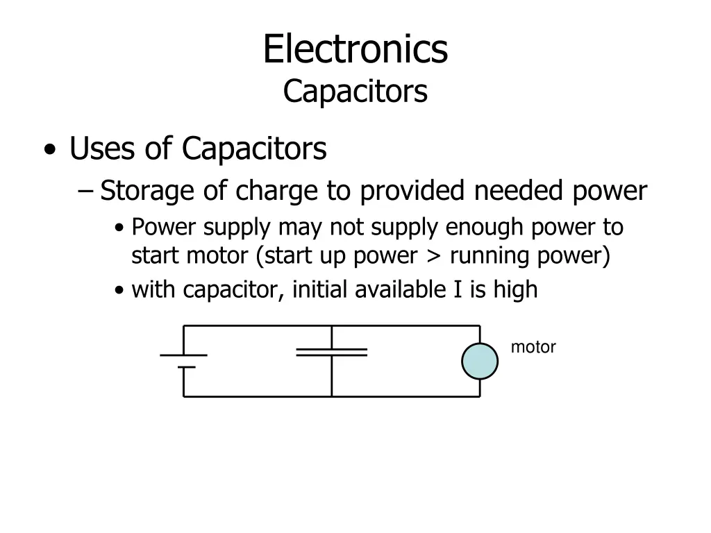 electronics capacitors 1