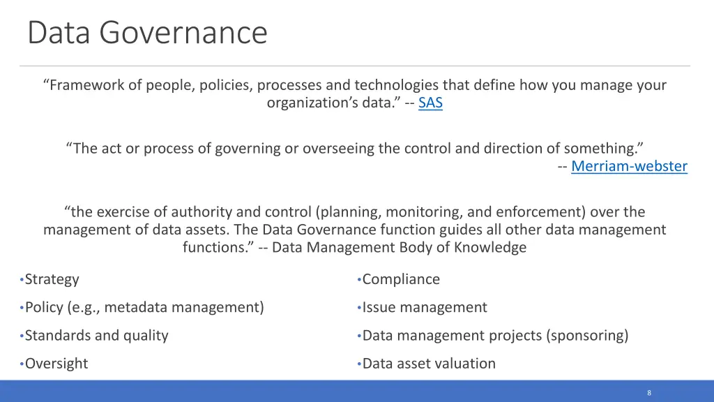 data governance 1