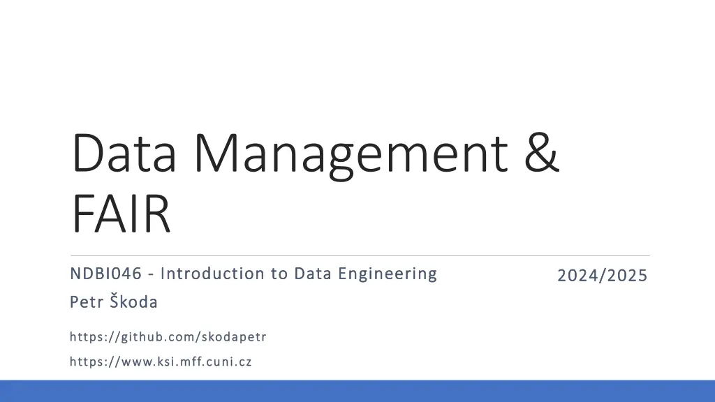 data management fair