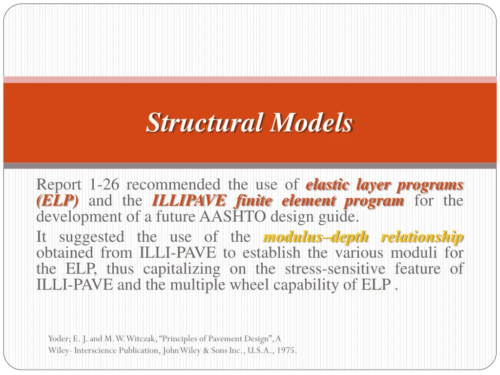 structural models