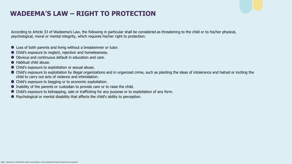 wadeema s law right to protection