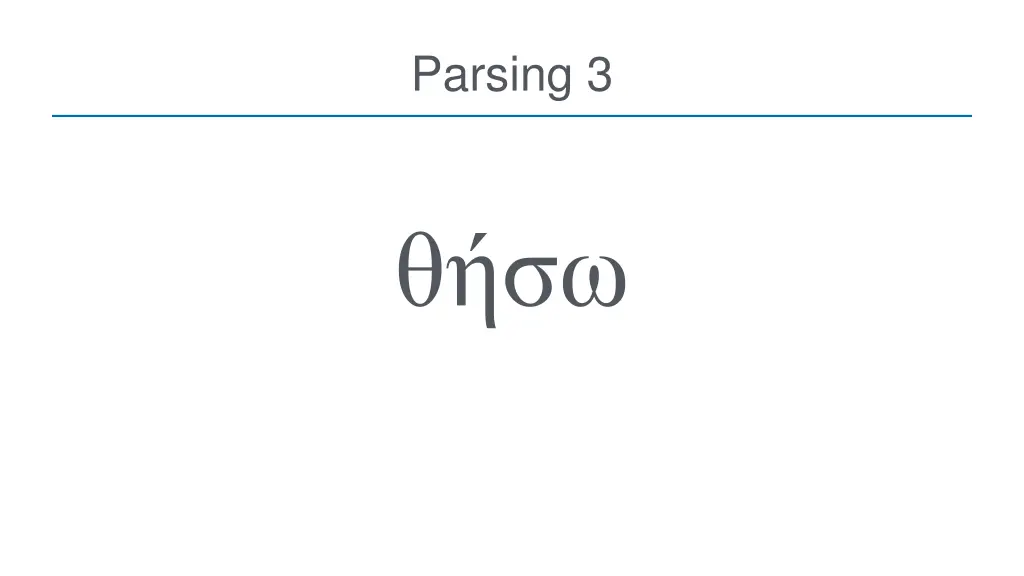 parsing 3