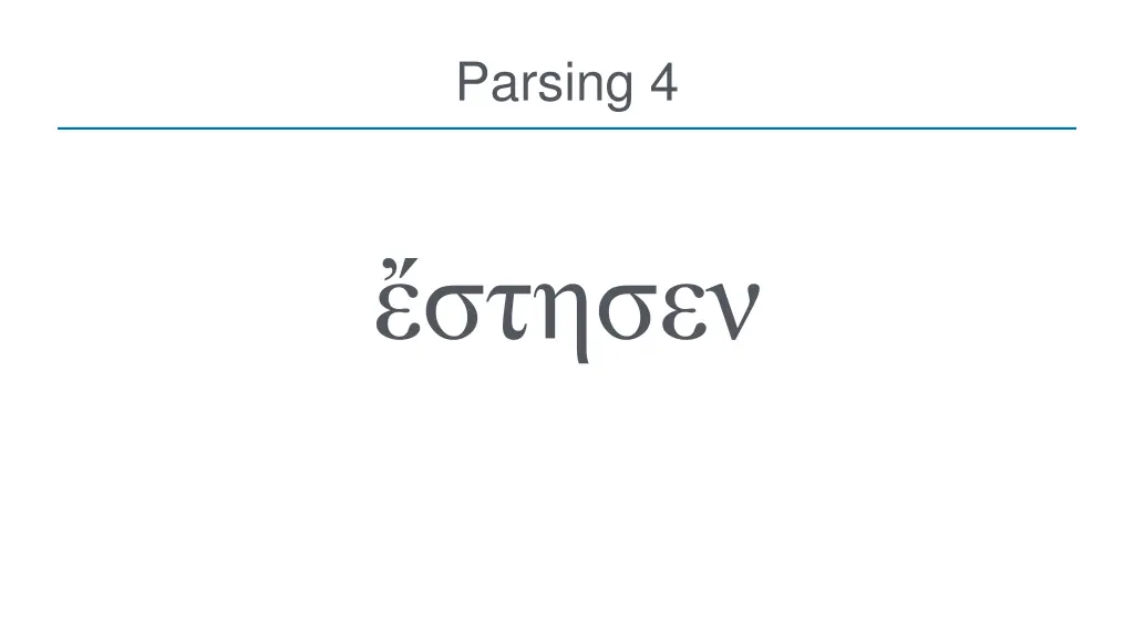 parsing 4