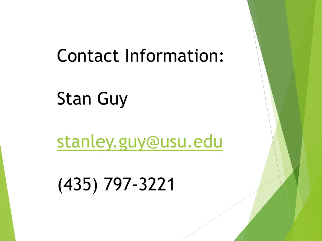 contact information