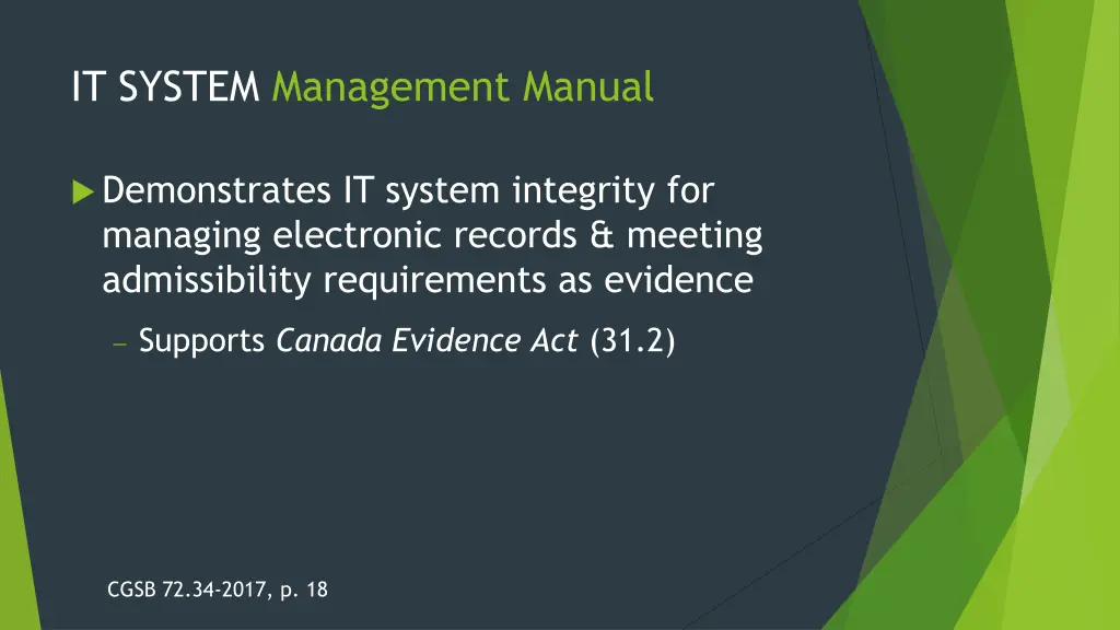 it system management manual 1
