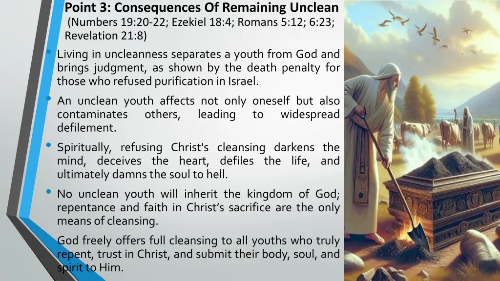 point 3 consequences of remaining unclean numbers