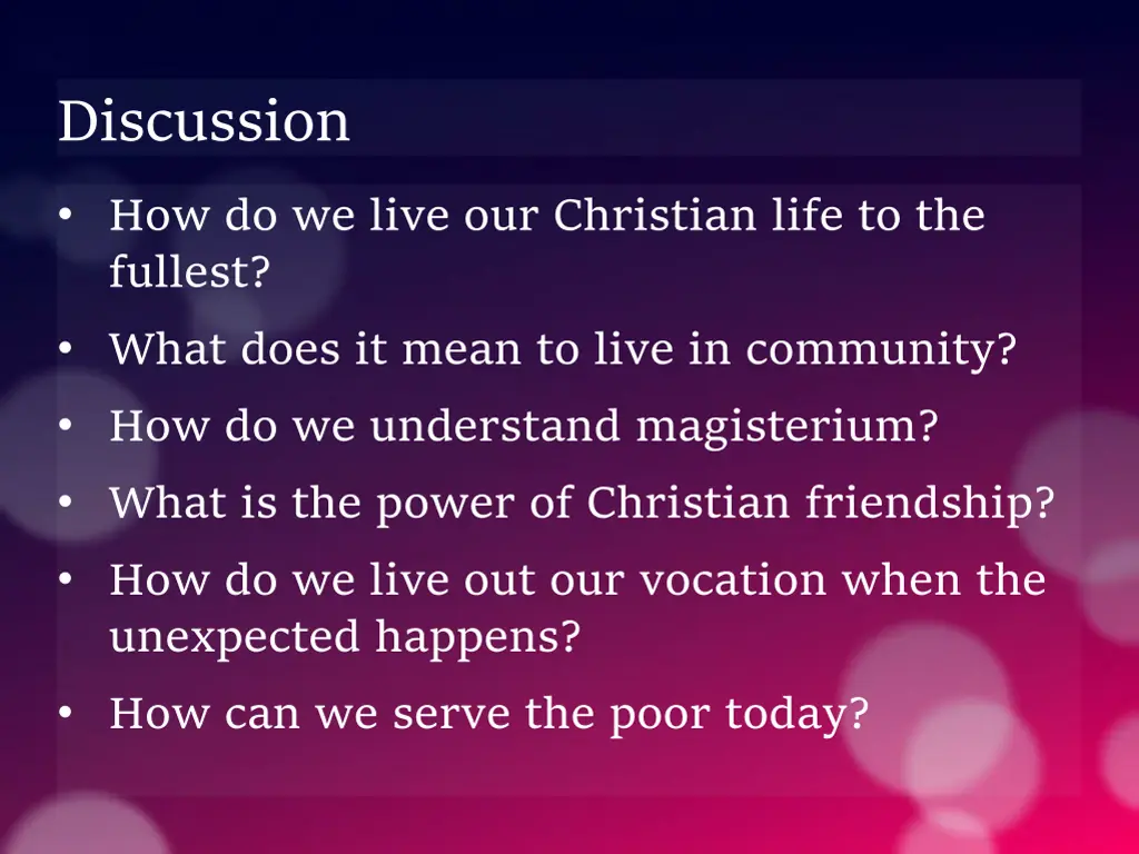 discussion