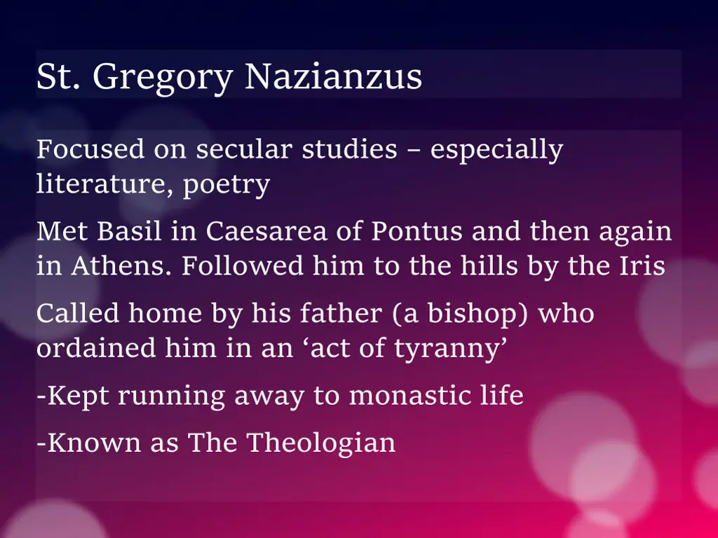 st gregory nazianzus