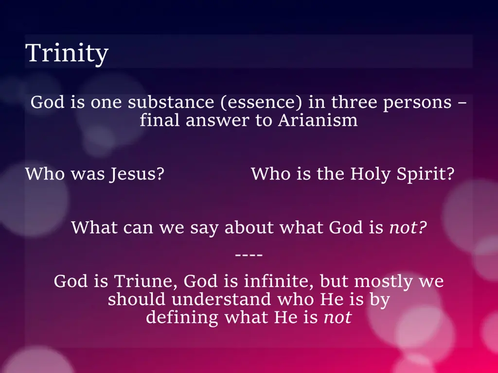 trinity
