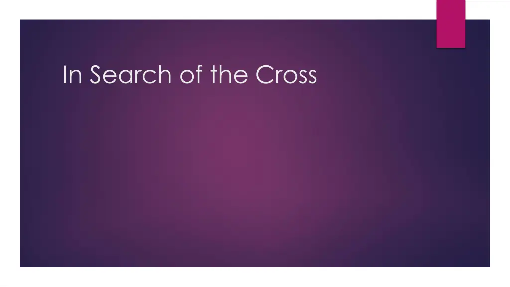 in search of the cross 1