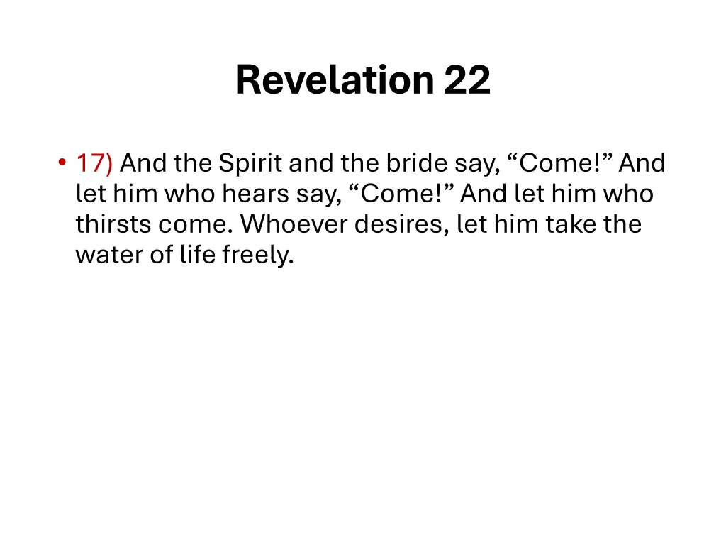 revelation 22