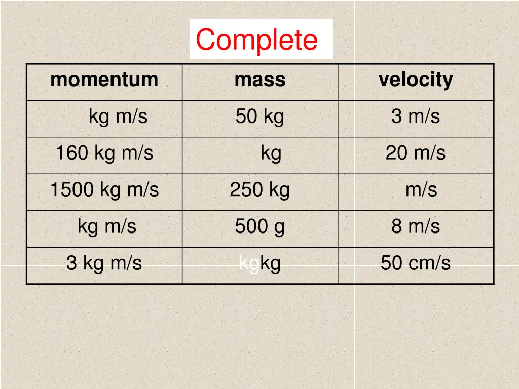 complete complete