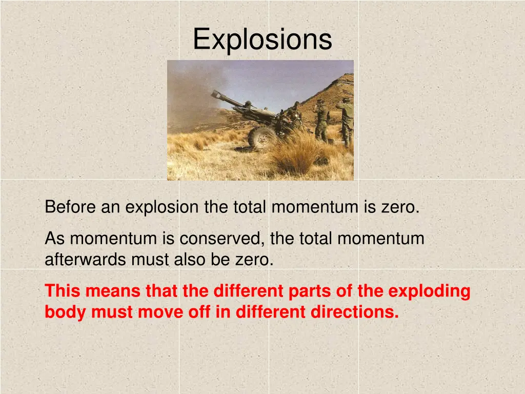 explosions