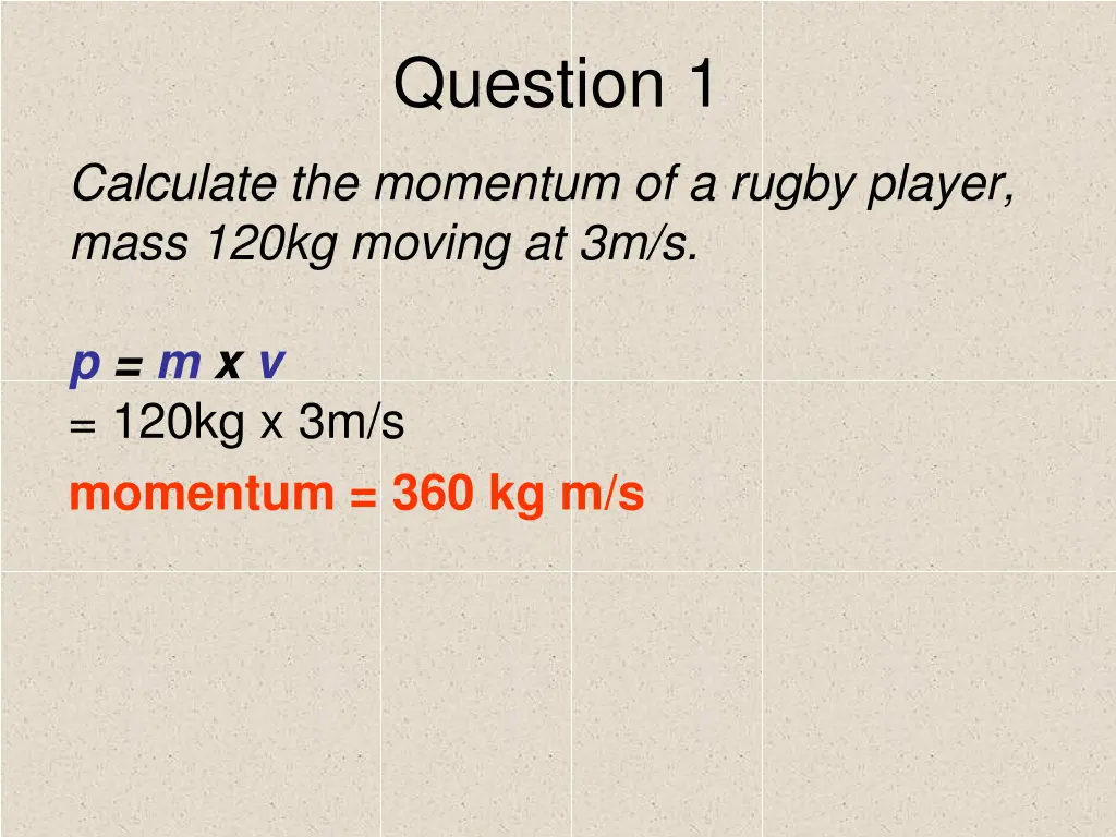 question 1