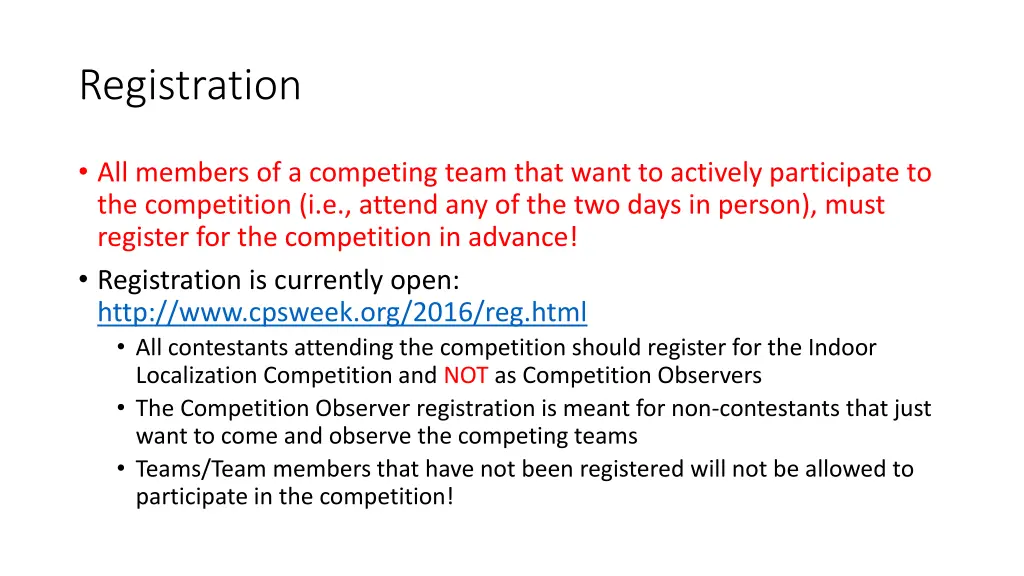 registration