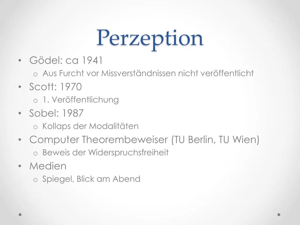 perzeption