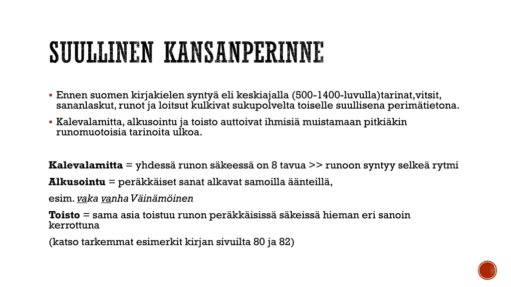 suullinen kansanperinne