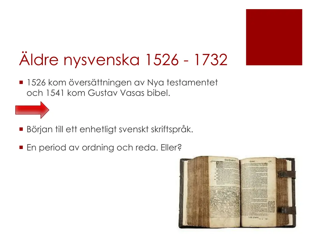 ldre nysvenska 1526 1732