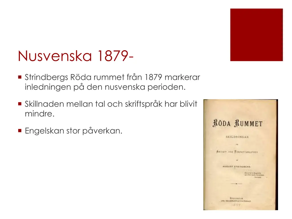 nusvenska 1879