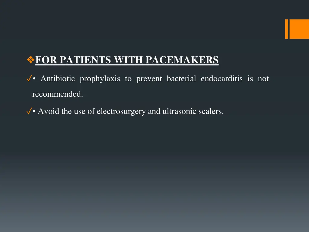 for patients with pacemakers