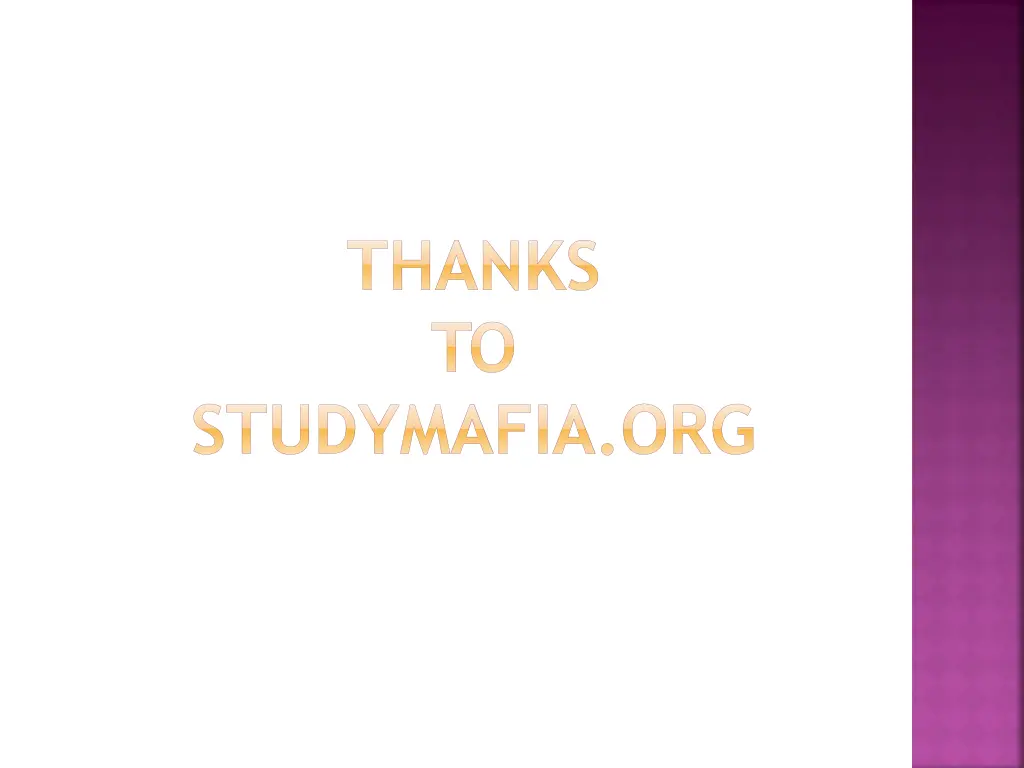 thanks to