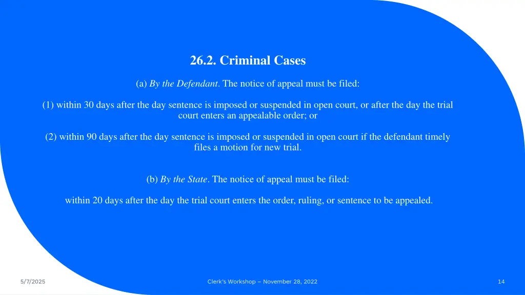 26 2 criminal cases