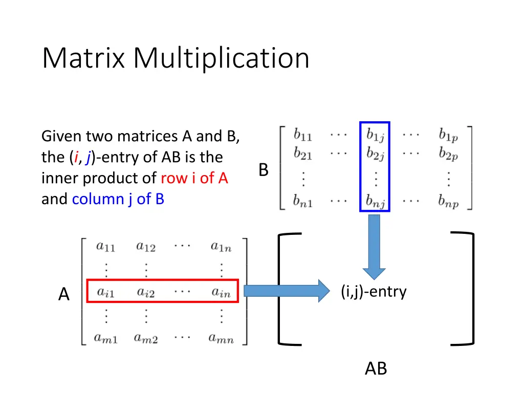 matrix multiplication 2