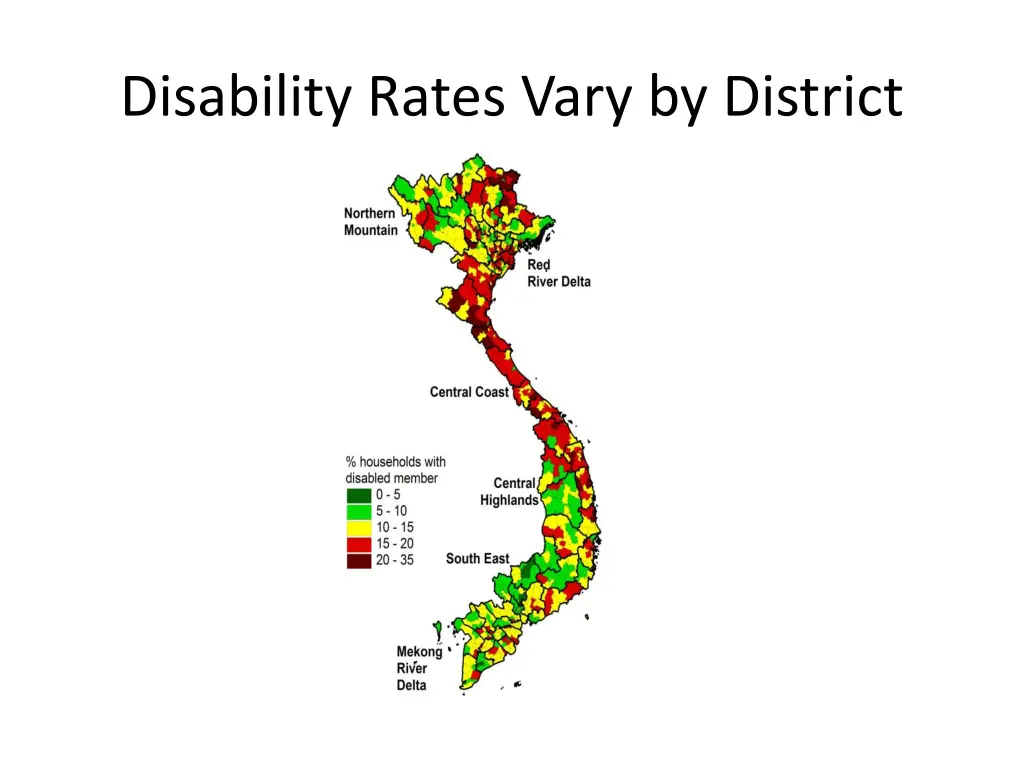 disability rates vary by district