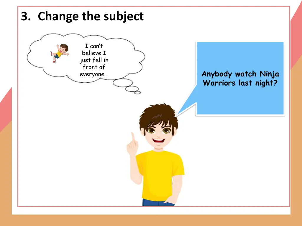 3 change the subject