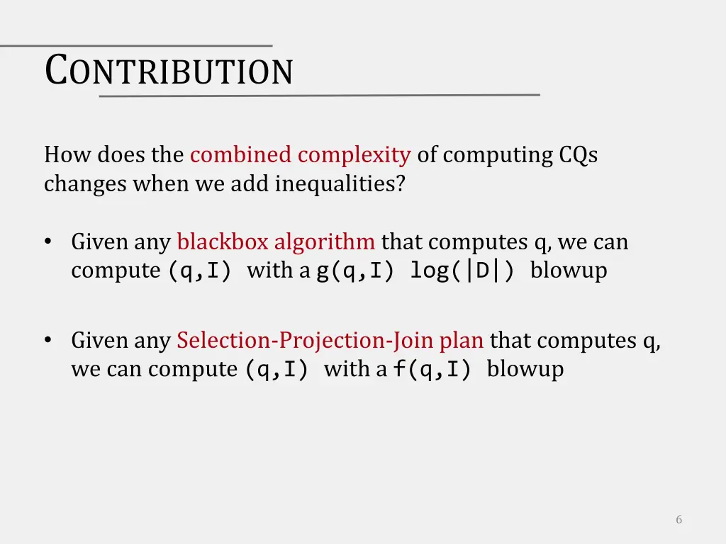 c ontribution