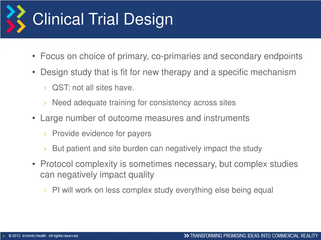 clinical trial design