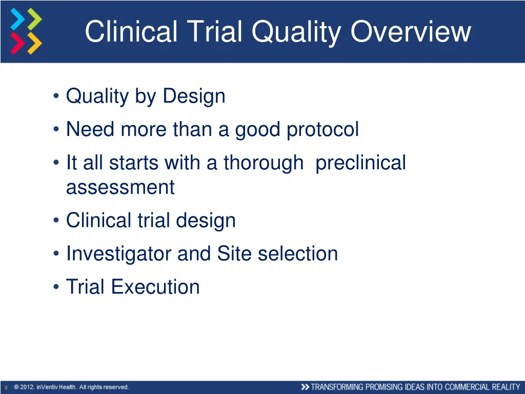 clinical trial quality overview