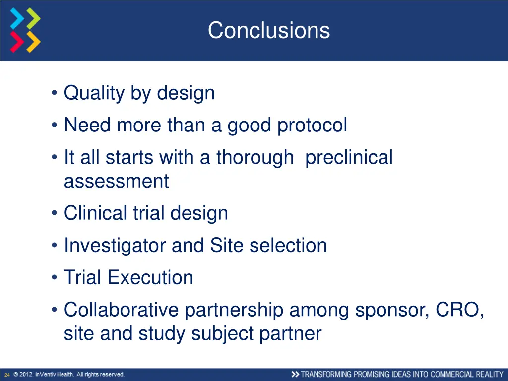 conclusions
