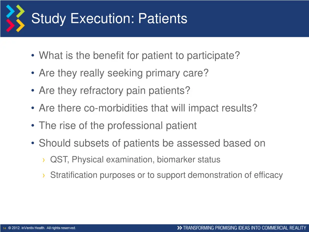 study execution patients 1