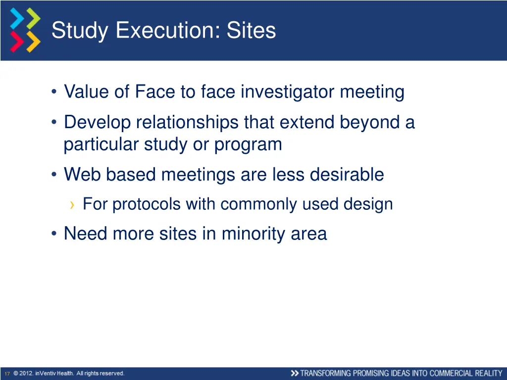 study execution sites 2