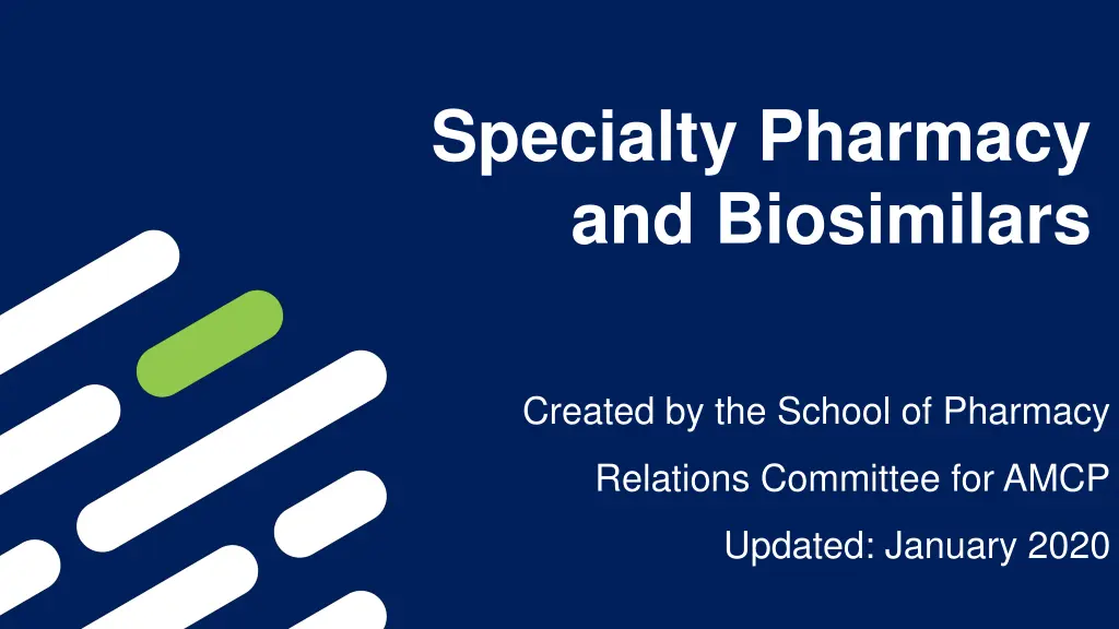 specialty pharmacy and biosimilars