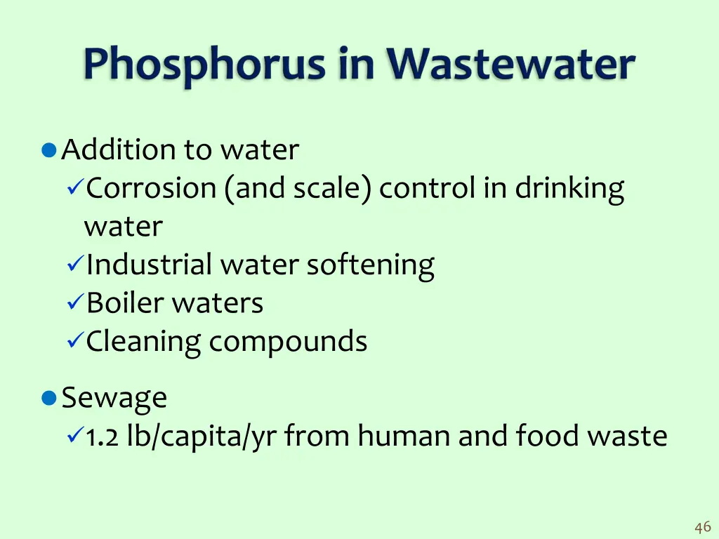 addition to water corrosion and scale control