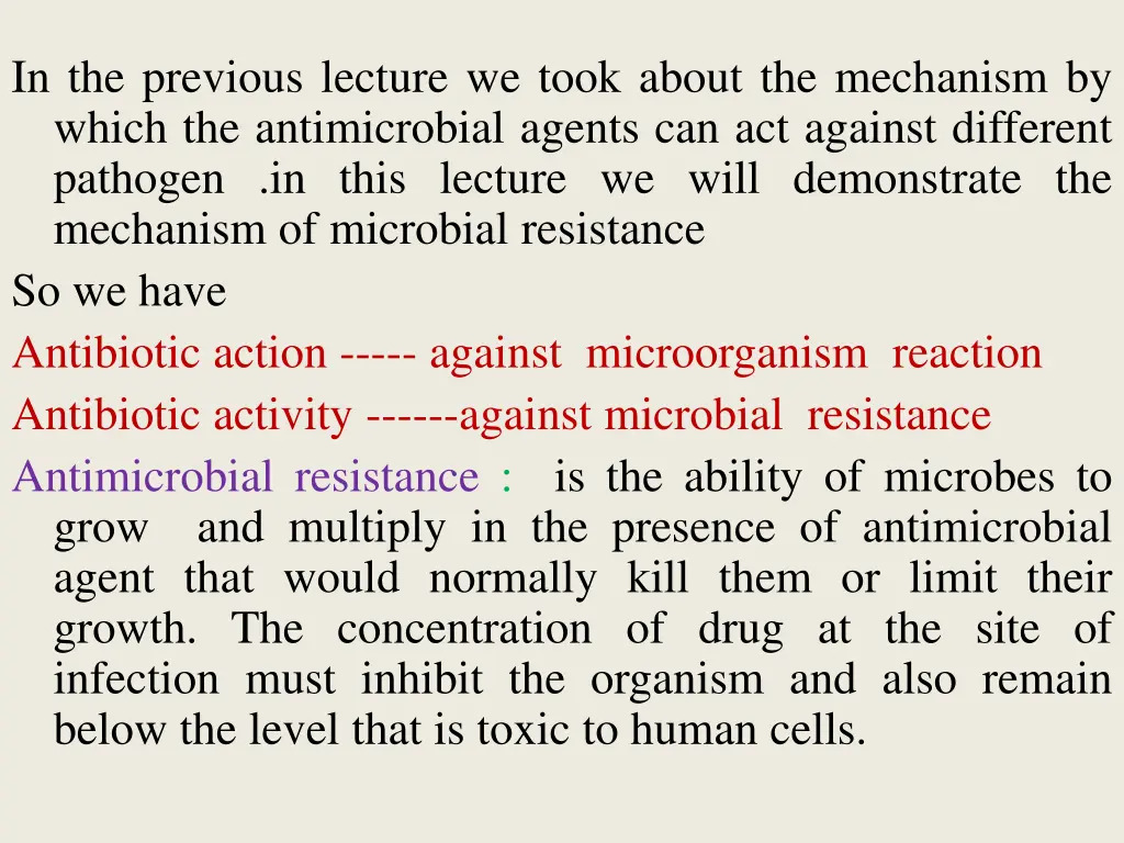 in the previous lecture we took about
