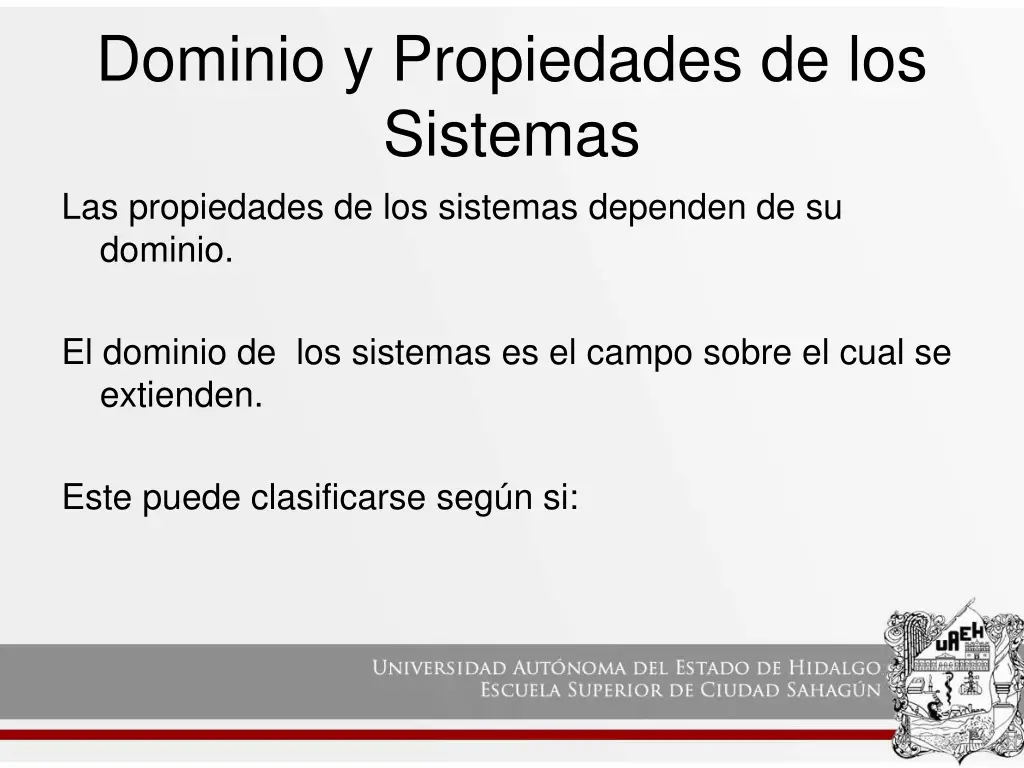 dominio y propiedades de los sistemas 2