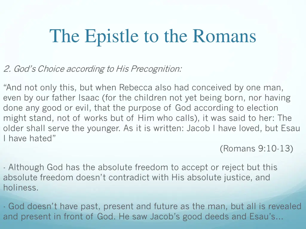 the epistle to the romans 22