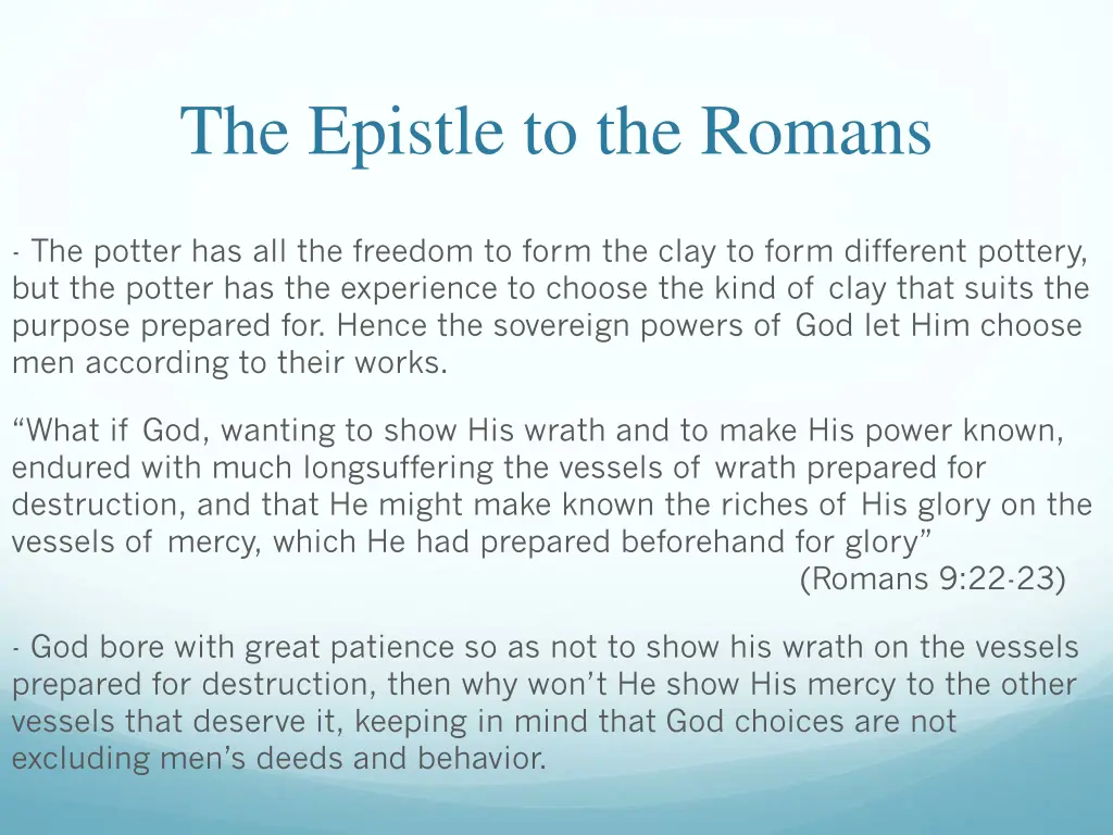 the epistle to the romans 24