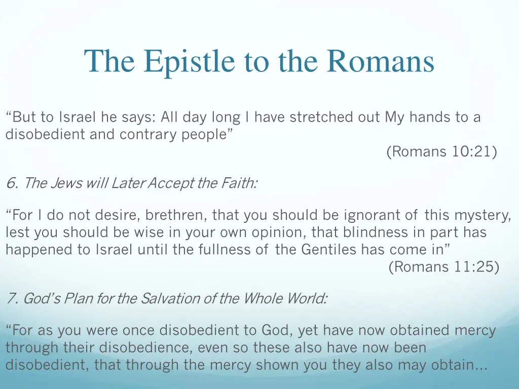 the epistle to the romans 26