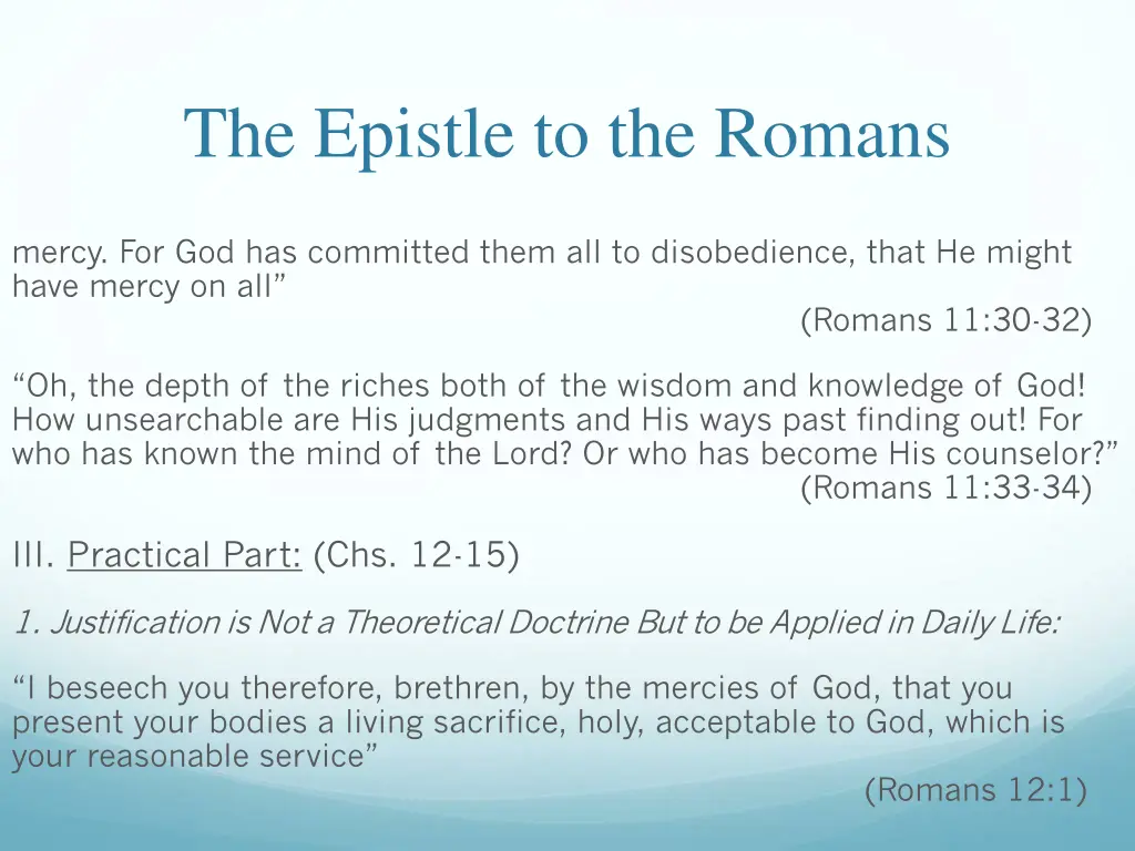 the epistle to the romans 27