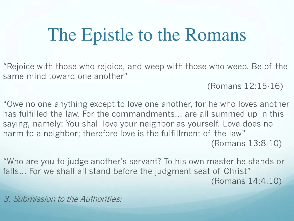 the epistle to the romans 29