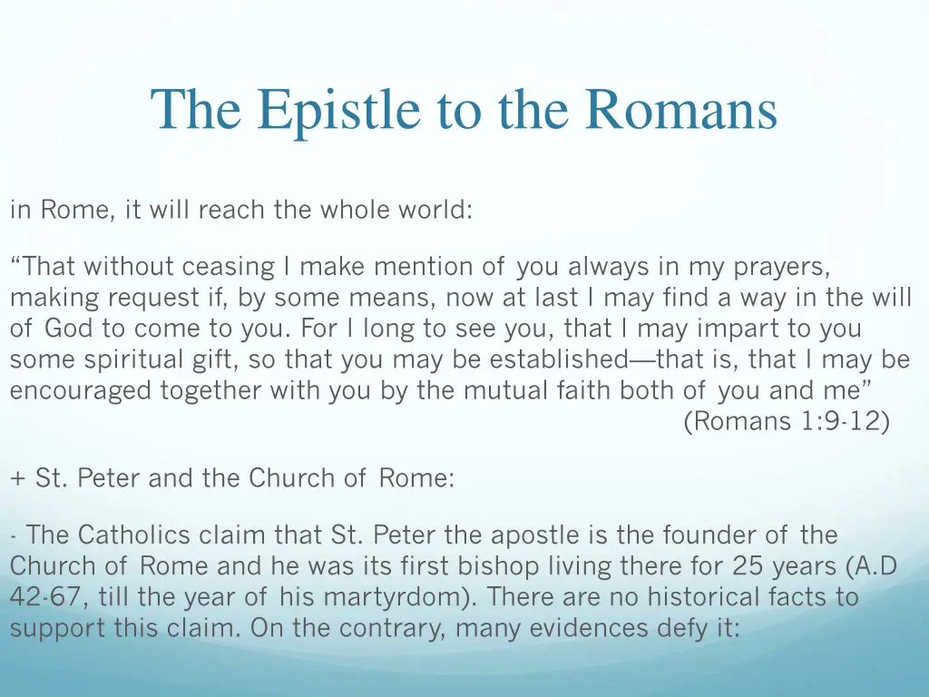 the epistle to the romans 3