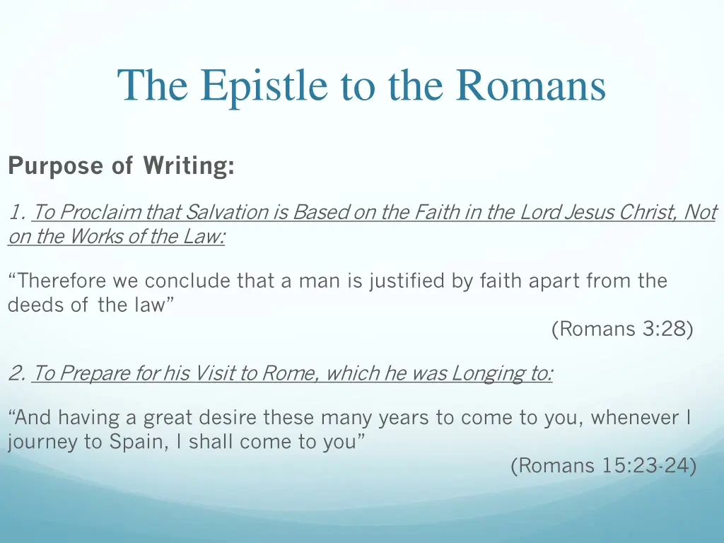 the epistle to the romans 8
