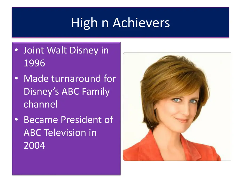 high n achievers