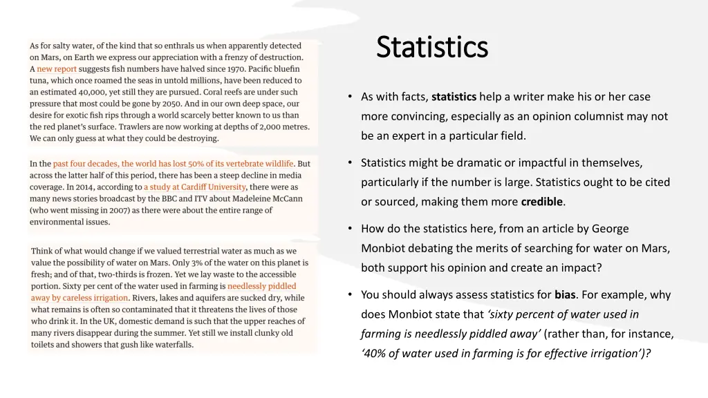 statistics statistics